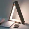 MESUN Triangle Design Dimmable LED Wireless Charging Desk Lamp